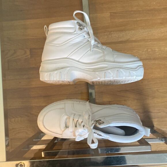 COPY - KRUSH Mens 7 Women’s 10. White hightop chunky boot - Picture 8 of 16